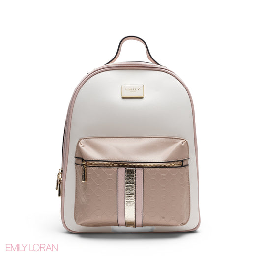 CHIC MULTI TEXTURED DAILY ESSENTIAL BACKPACK BAG