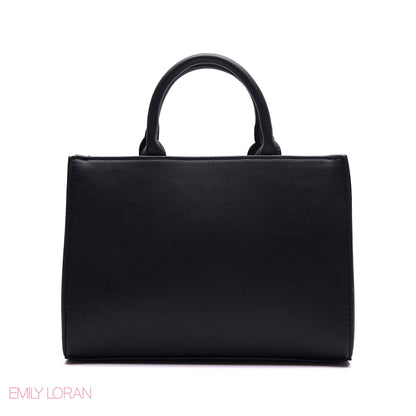 MULTI-TEXTURED PANELLED HANDBAG SET - SMALL