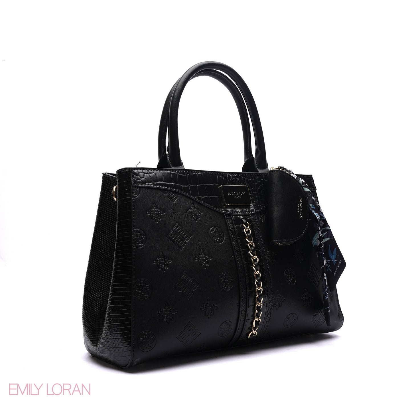 CHAIN-DETAIL HANDBAG WITH COIN PURSE