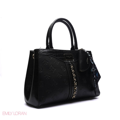CHAIN-DETAIL HANDBAG WITH COIN PURSE
