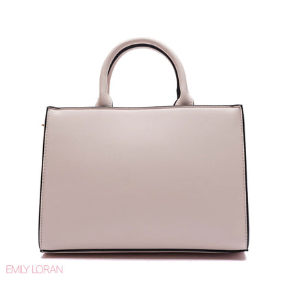 MULTI-TEXTURED PANELLED HANDBAG SET - SMALL