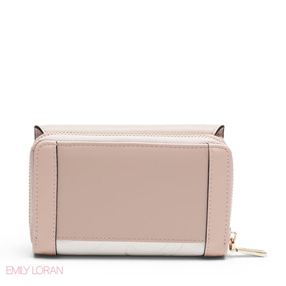 MONOGRAM EMBOSSED MULTI-COMPARTMENT WALLET