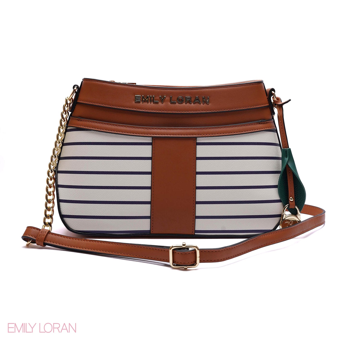 ELEGANT MULTI-TONE PANELLED CROSSBODY BAG