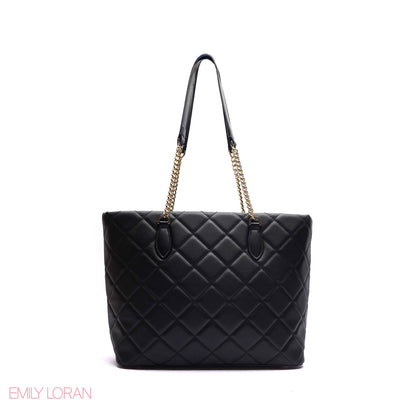 SHOULDER-BAG DAIMOND PATTERN DESIGN WITH POUCH - LARGE
