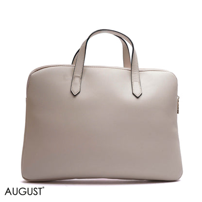 MONOGRAM LAPTOP BAG WITH LOGO WEBBING STRAP