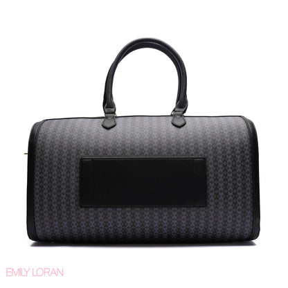 MONOGRAM BARREL BAG WITH CHARM CHAIN - LARGE