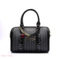 MONOGRAM BARREL BAG WITH CHARM CHAIN - MEDIUM