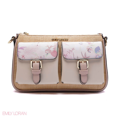 ELEGANT DUAL-POCKET CROSSBODY BAG