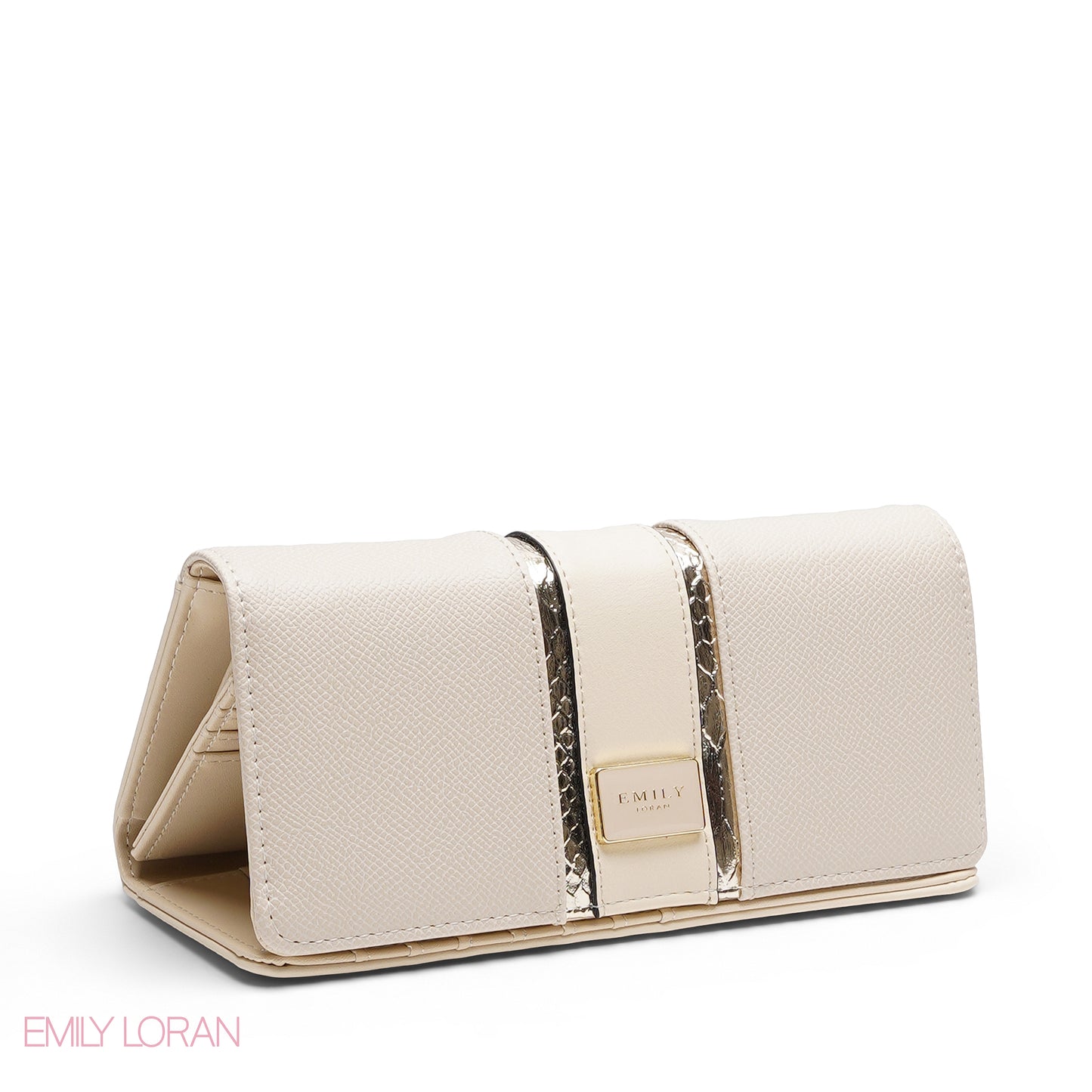 METALIC TRI-FOLD WALLET