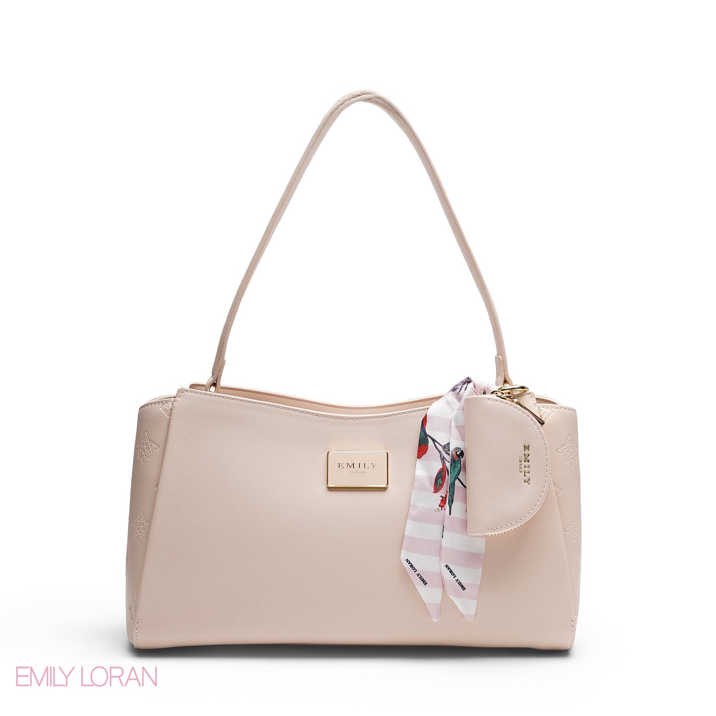 SHOULDER BAG WITH SCARF AND COIN PURSE BAG