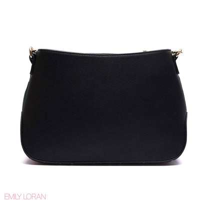 ELEGANT MULTI-TONE PANELLED CROSSBODY BAG