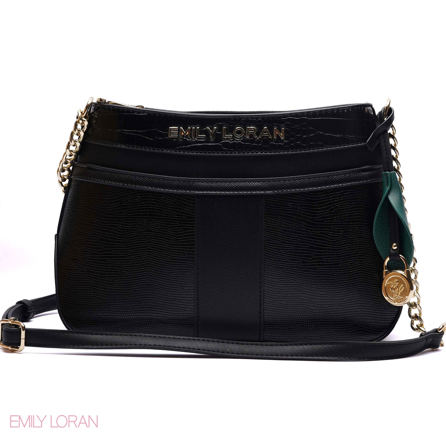ELEGANT MULTI-TONE PANELLED CROSSBODY BAG
