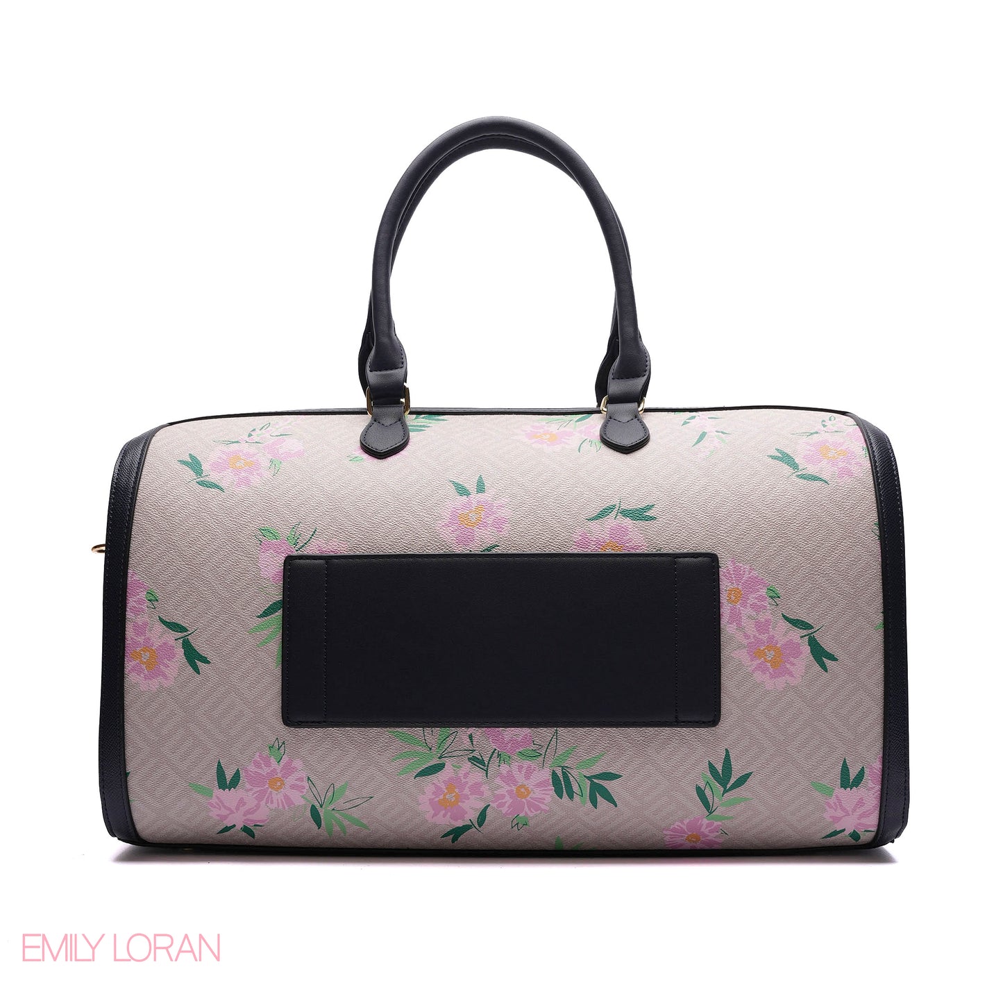 MONOGRAM BARREL BAG WITH CHARM CHAIN - LARGE