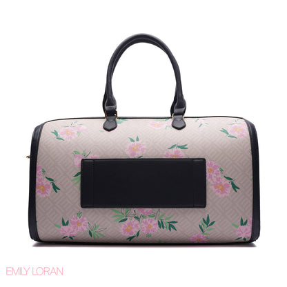 MONOGRAM BARREL BAG WITH CHARM CHAIN - LARGE