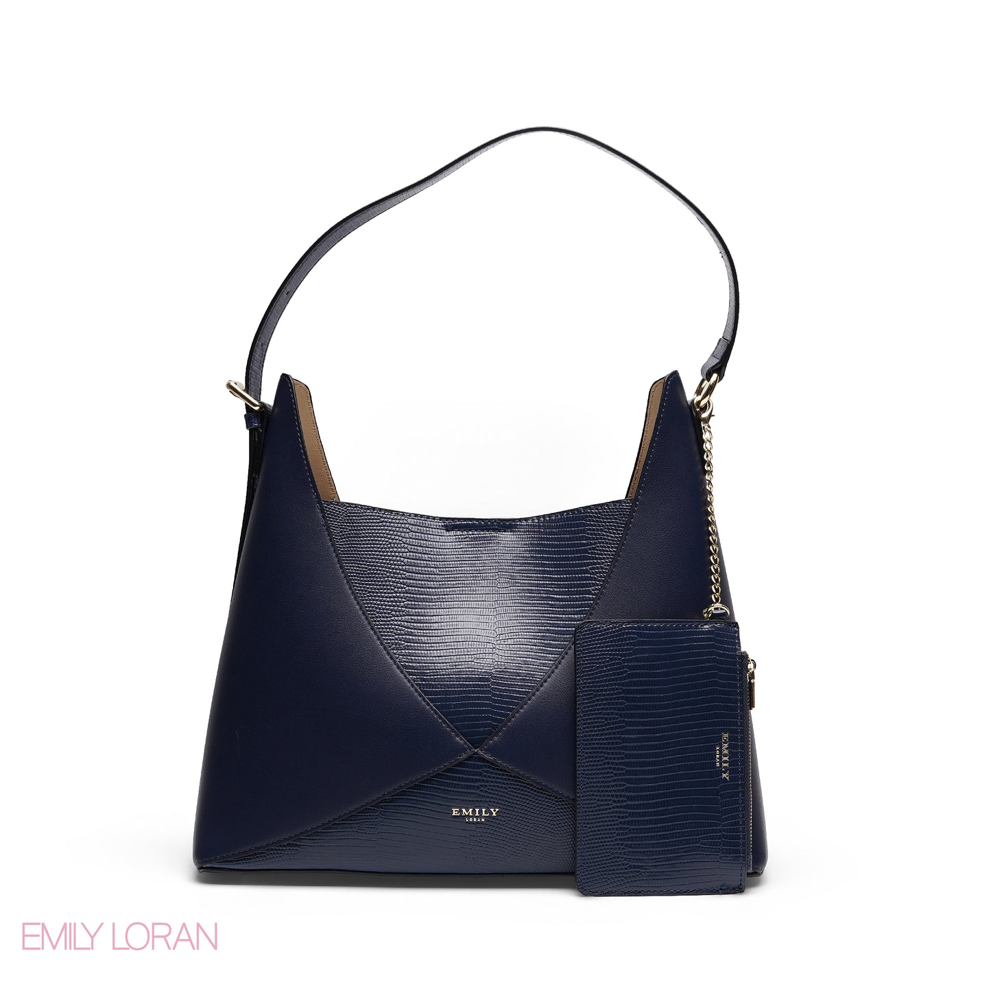 EMILY LORAN HOBO BAG WITH POUCH