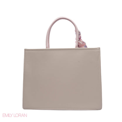 FLORAL EMBROIDERED HANDBAG WITH POUCH
