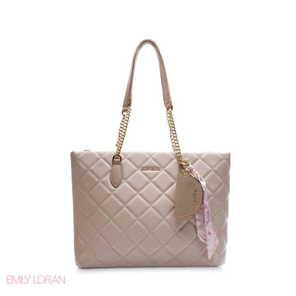 SHOULDERBAG DIAMOND PATTERN DESIGN WITH POUCH - LARGE