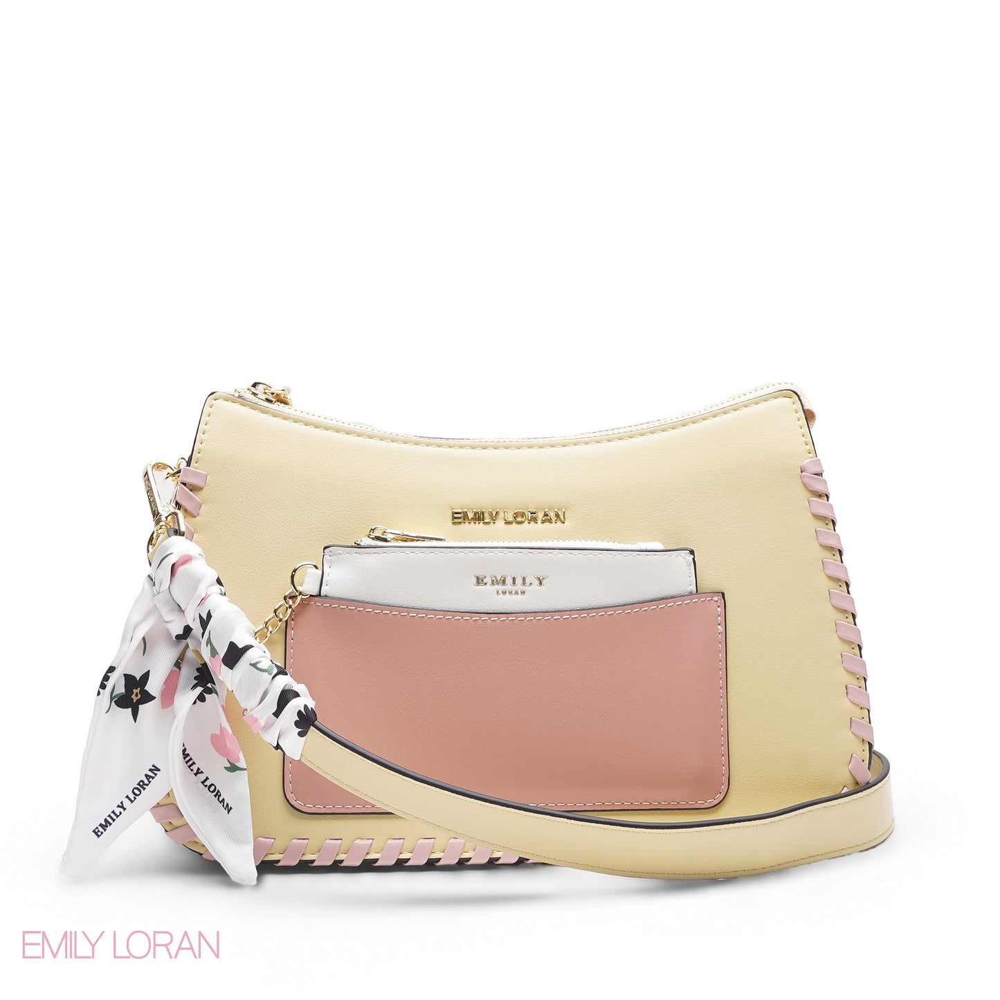 YELLOW BAG WITH HAND STRAP - MEDIUM