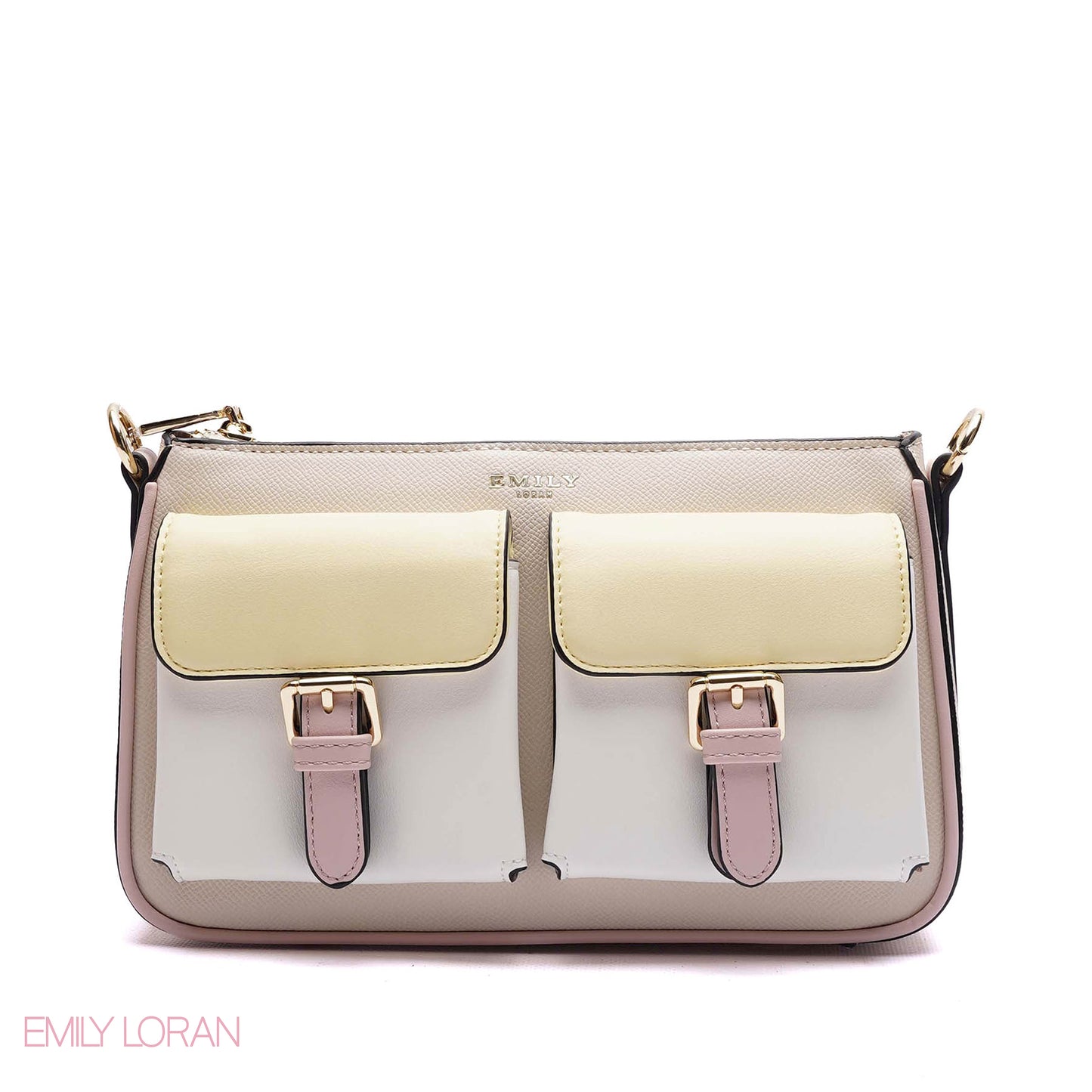 ELEGANT DUAL-POCKET CROSSBODY BAG