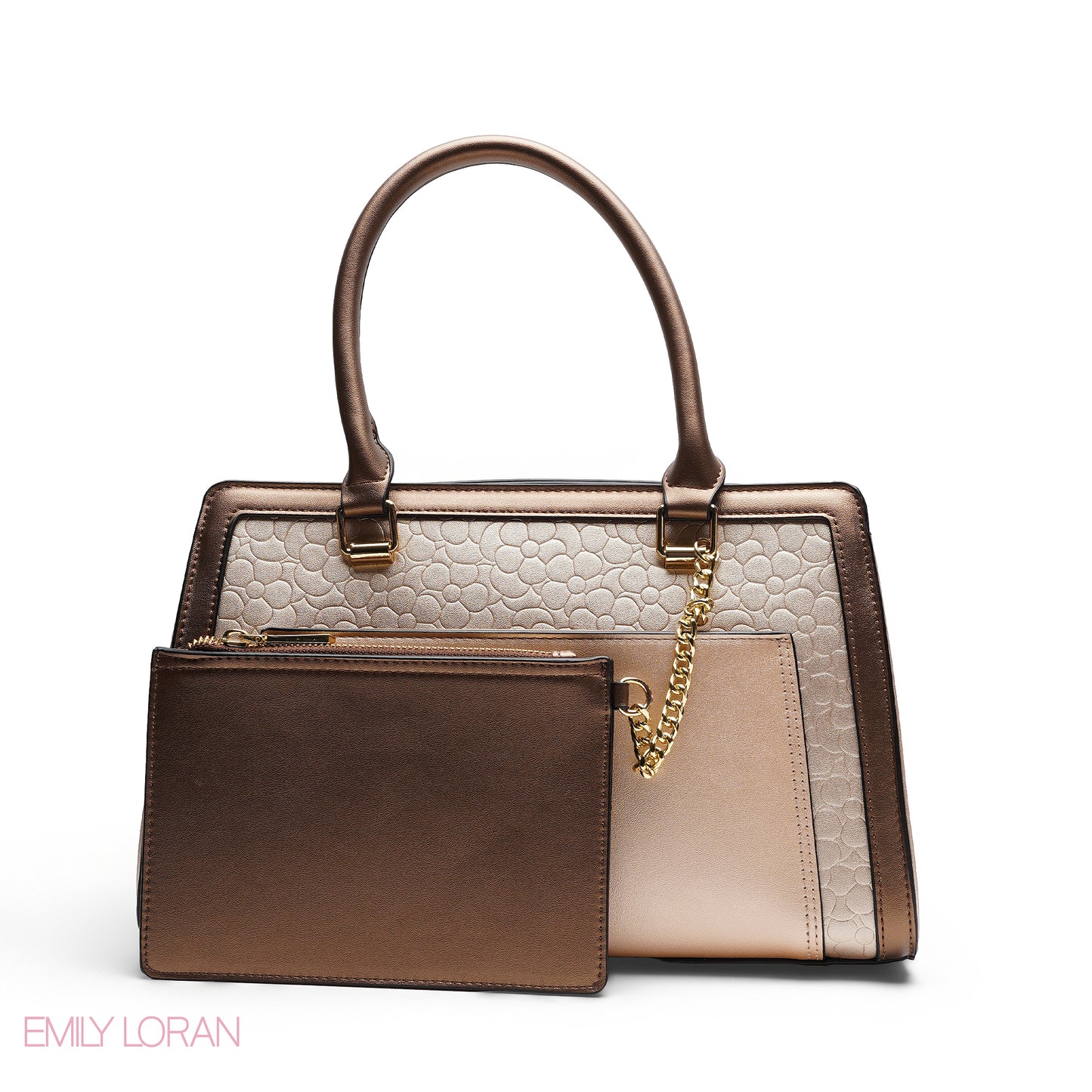 EMILY SPECIAL DESIGN WITH METALLIC POUCH BAG