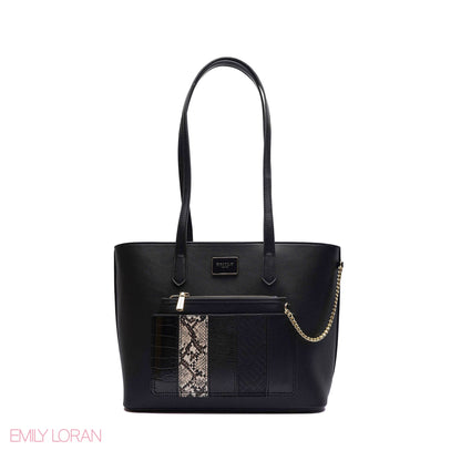 SHOULDER BAG PLANE LEATHER AND POUCH - MEDIUM