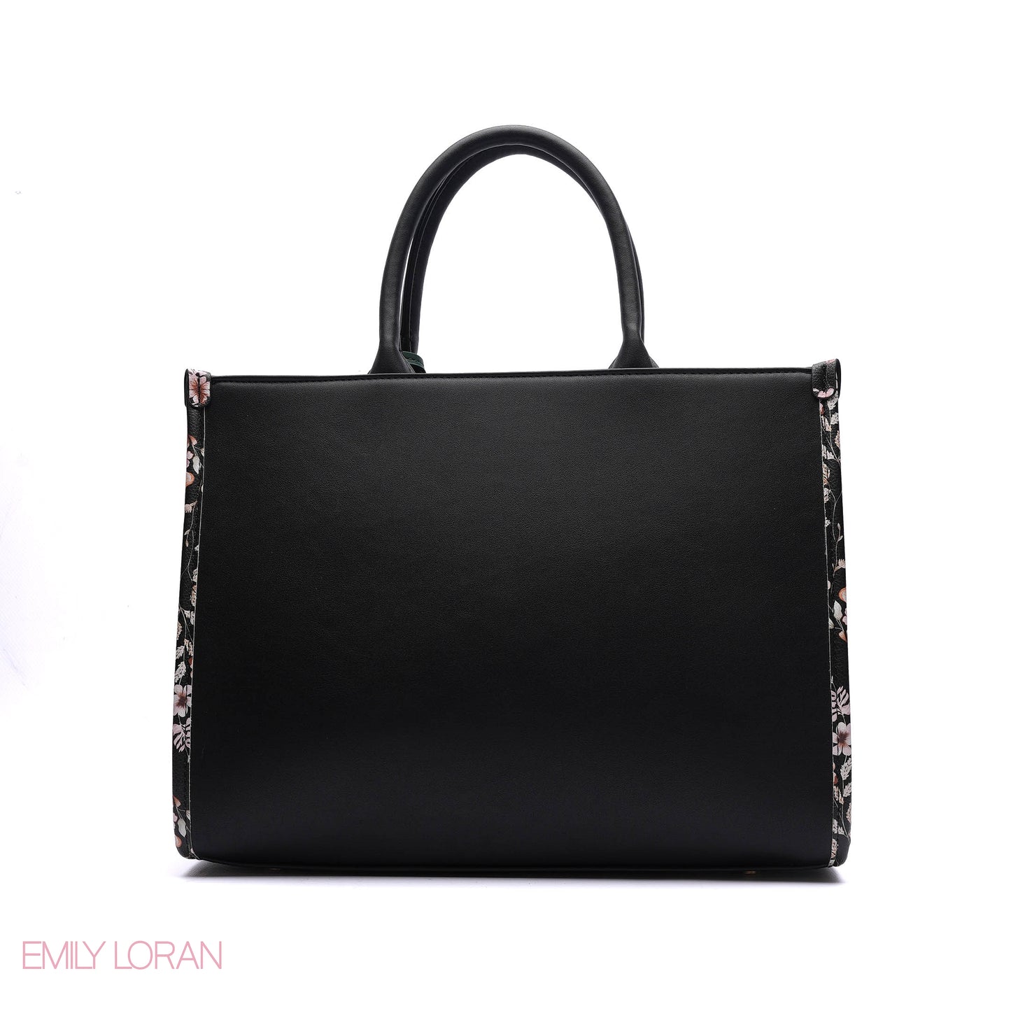 EMBOSSED LOGO TOTE BAG WITH TASSEL CHARM - LARGE