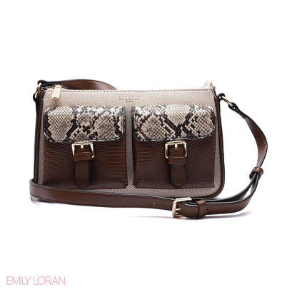 ELEGANT DUAL-POCKET CROSSBODY BAG