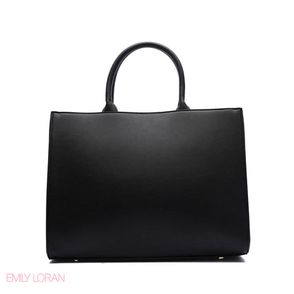MULTI-TEXTURED PANELLED HANDBAG SET