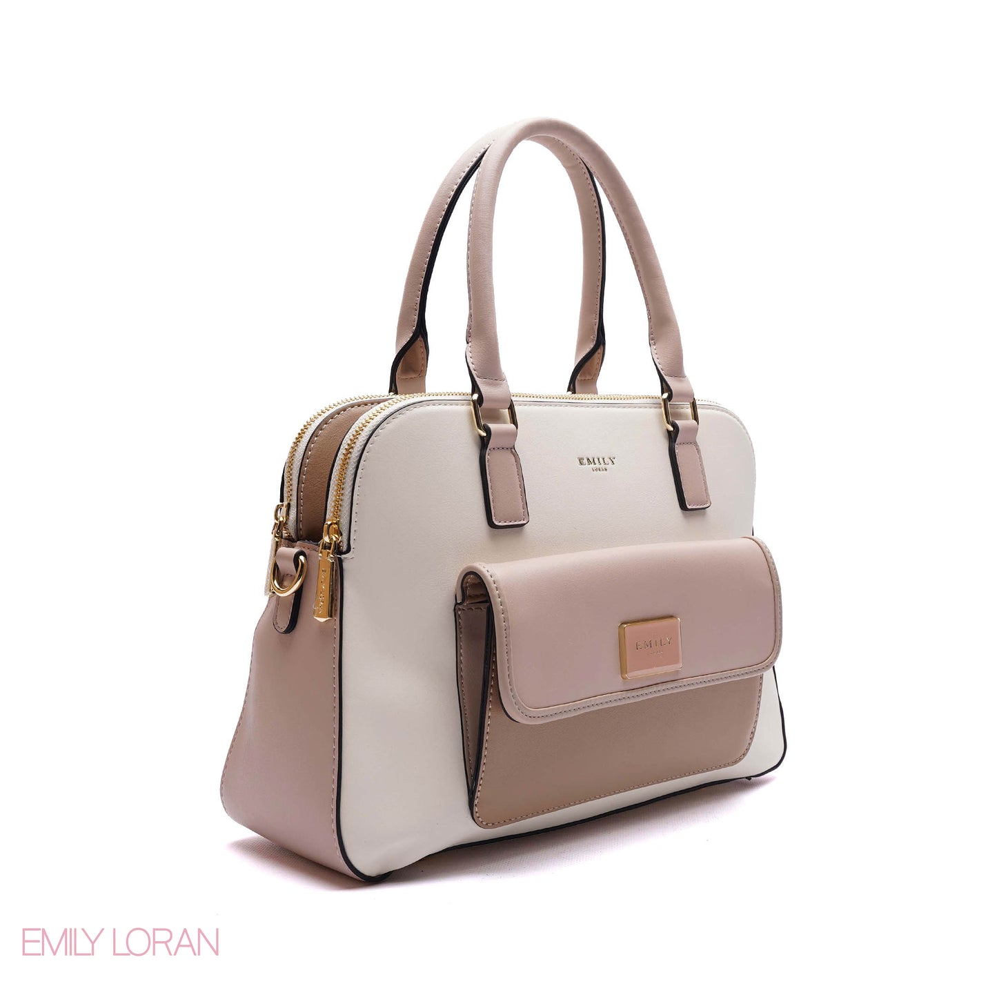 DOME FRONT-POCKET HANDBAG - LARGE