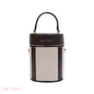 ELEGANT STRUCTURED CYLINDER VANITY BAG