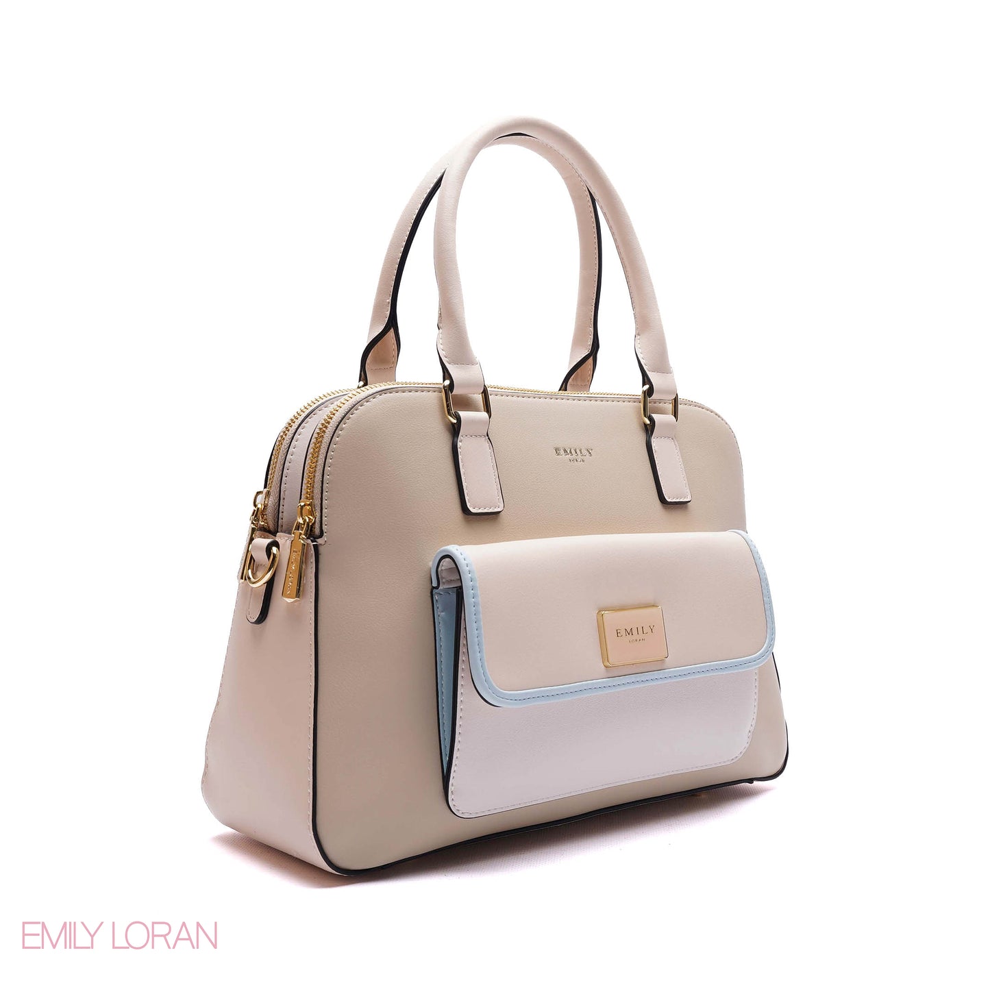 DOME FRONT-POCKET HANDBAG - LARGE