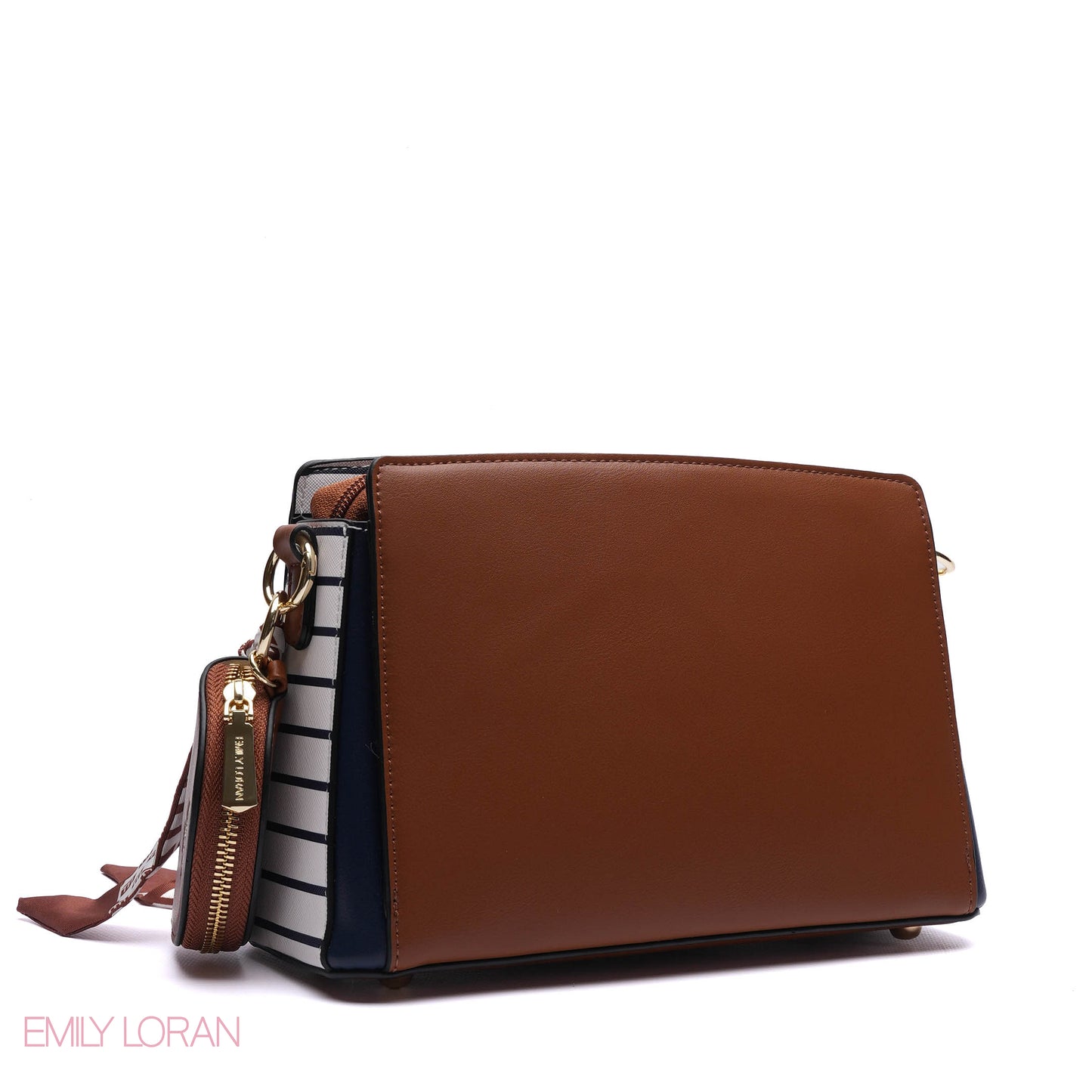 EMBOSSED FLORAL MULTI-TEXTURED CROSSBODY BAG