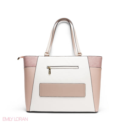 ELEGANT MULTI TEXTURED WITH FLORAL POUCH BAG
