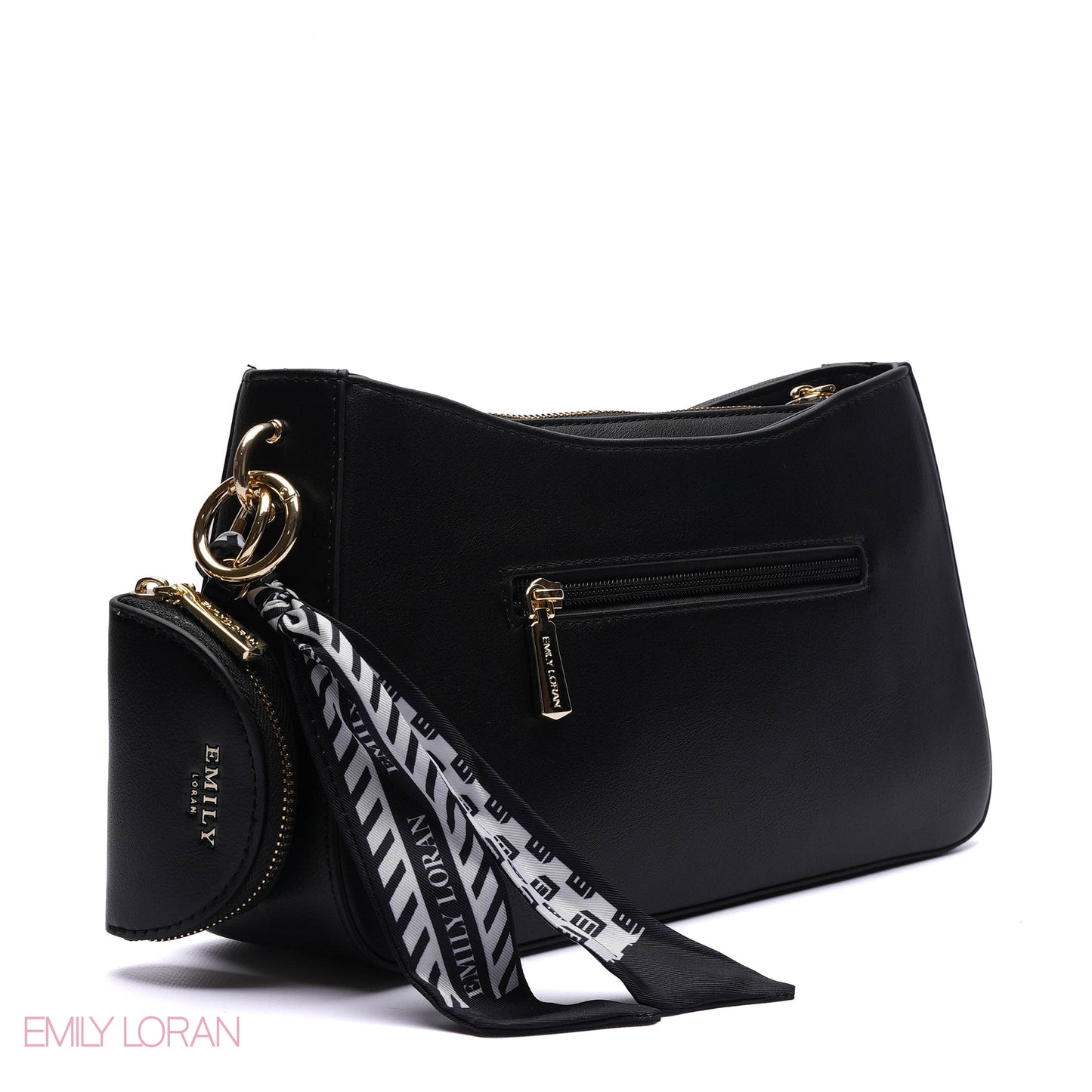MONOGRAM PANELLED SHOULDER BAG