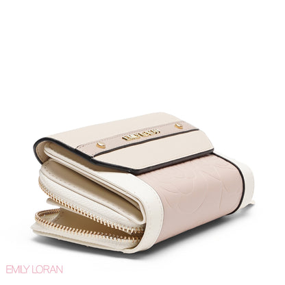 MONOGRAM EMBOSSED MULTI-COMPARTMENT WALLET