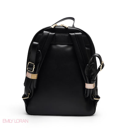 CHIC MULTI TEXTURED DAILY ESSENTIAL BACKPACK BAG