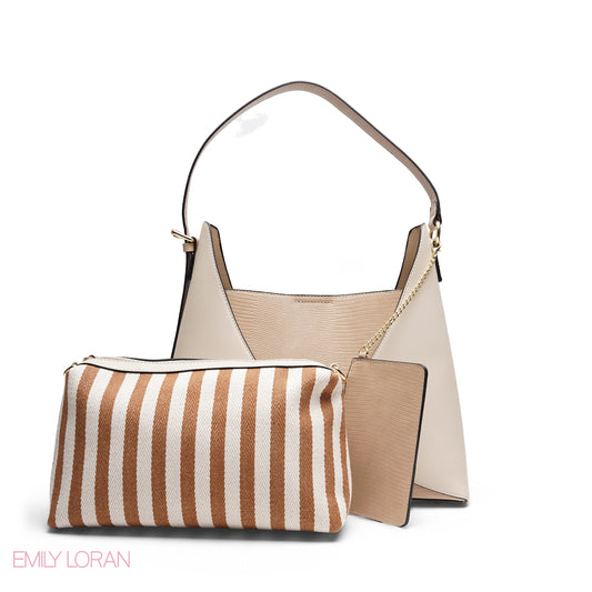 EMILY LORAN HOBO BAG WITH POUCH