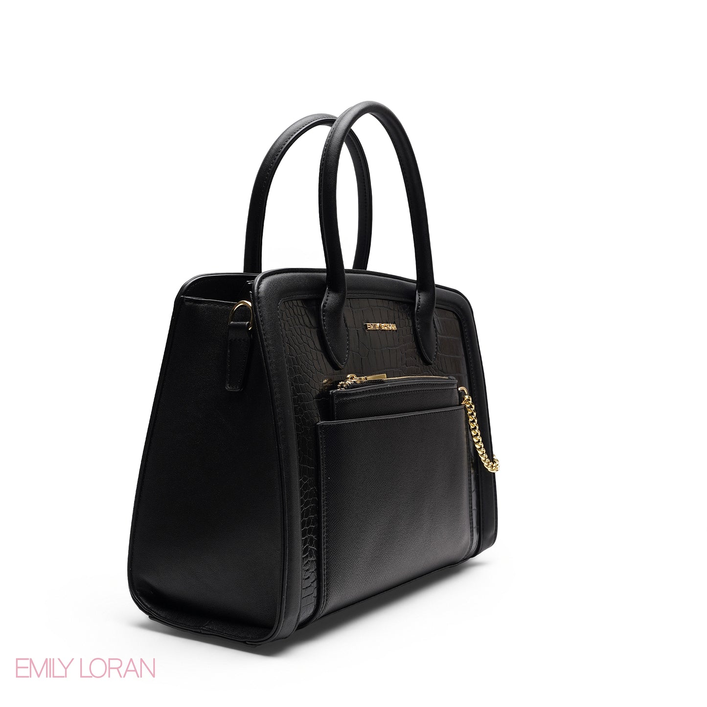 HANDBAG WITH POUCH MIXED COLOR - LARGE