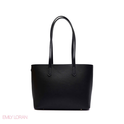 SHOULDER BAG PLANE LEATHER AND POUCH - MEDIUM