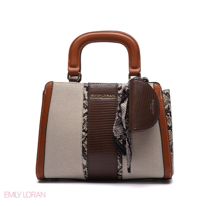 TOP-HANDLE BAG WITH COIN PURSE