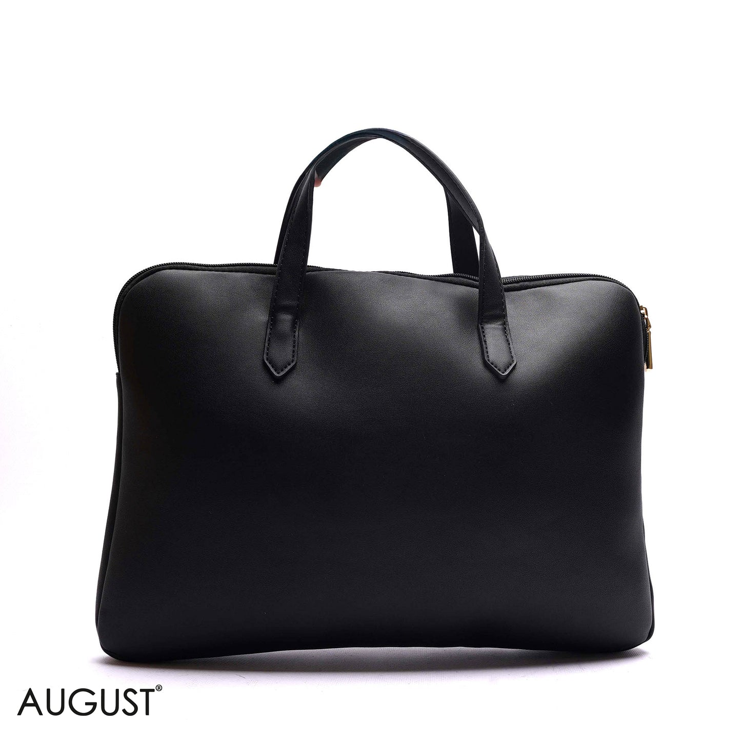 MONOGRAM LAPTOP BAG WITH LOGO WEBBING STRAP