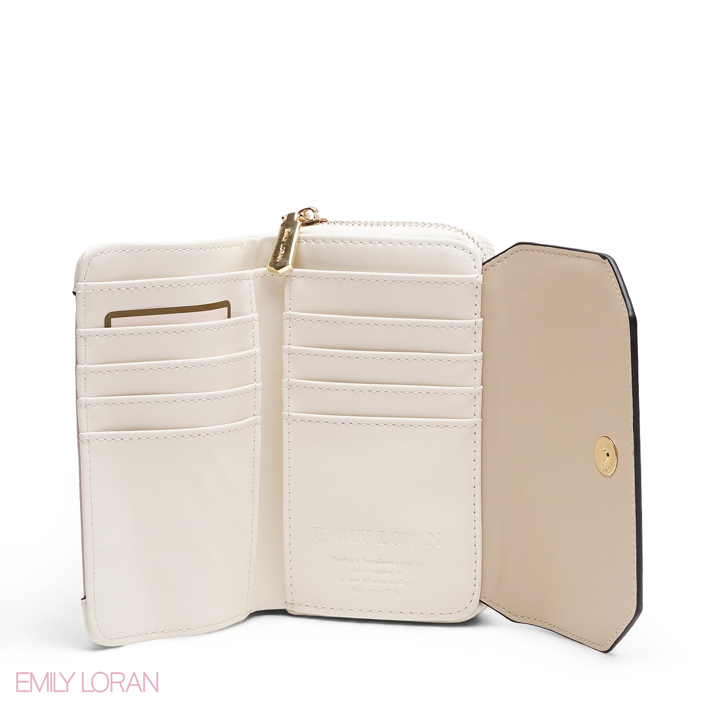 MONOGRAM EMBOSSED MULTI-COMPARTMENT WALLET