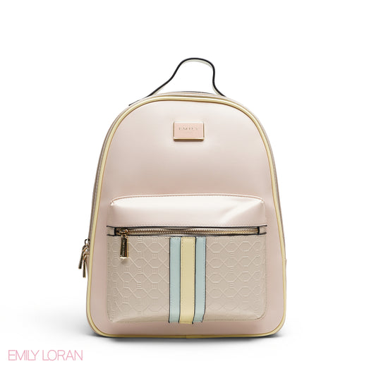 CHIC MULTI TEXTURED DAILY ESSENTIAL BACKPACK BAG