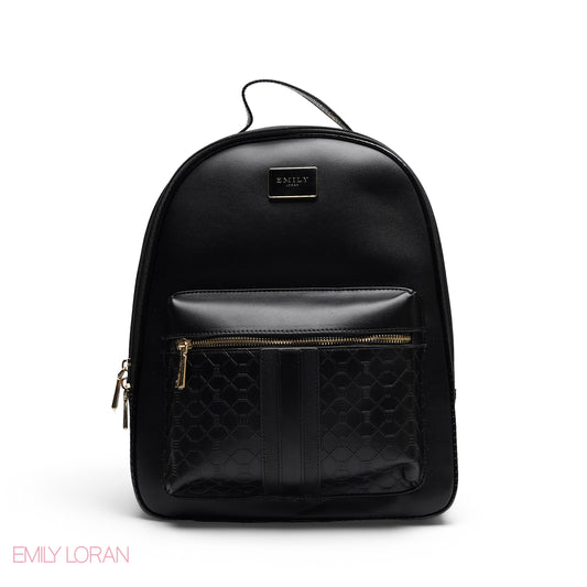 CHIC MULTI TEXTURED DAILY ESSENTIAL BACKPACK BAG