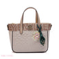 QUILTED FLORAL TOTE BAG