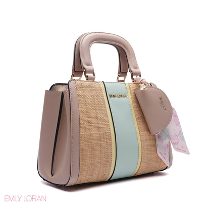 TOP-HANDLE BAG WITH COIN PURSE