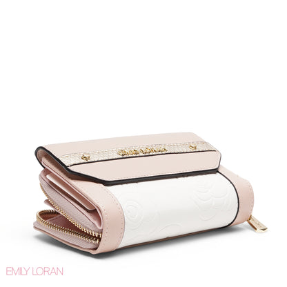 MONOGRAM EMBOSSED MULTI-COMPARTMENT WALLET