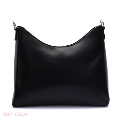 EMBOSSED ROSE SHOULDER BAG SET