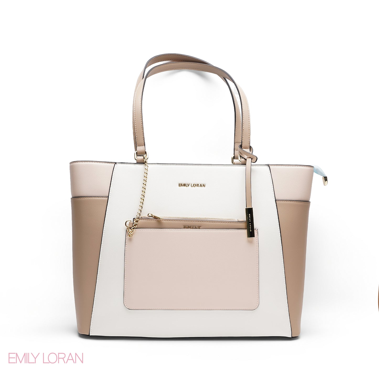 ELEGANT MULTI TEXTURED WITH POUCH BAG