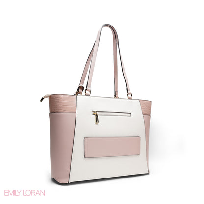 ELEGANT MULTI TEXTURED WITH POUCH BAG